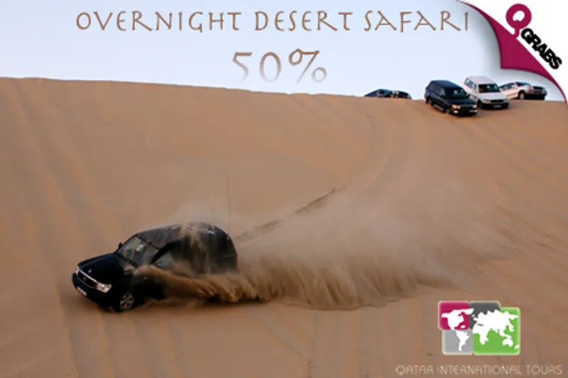 At 50% off experience a true local adventure with an Overnight Desert Safari